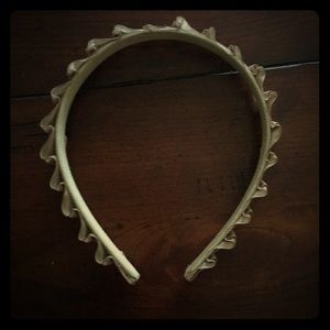 Ann Taylor Loft Taupe Neutral Ribbon Headband